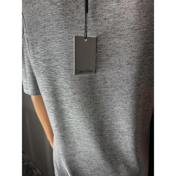 Calvin Klein metallic top cut out arms  NWT MRSP $59.50 Medium - Picture 7 of 10